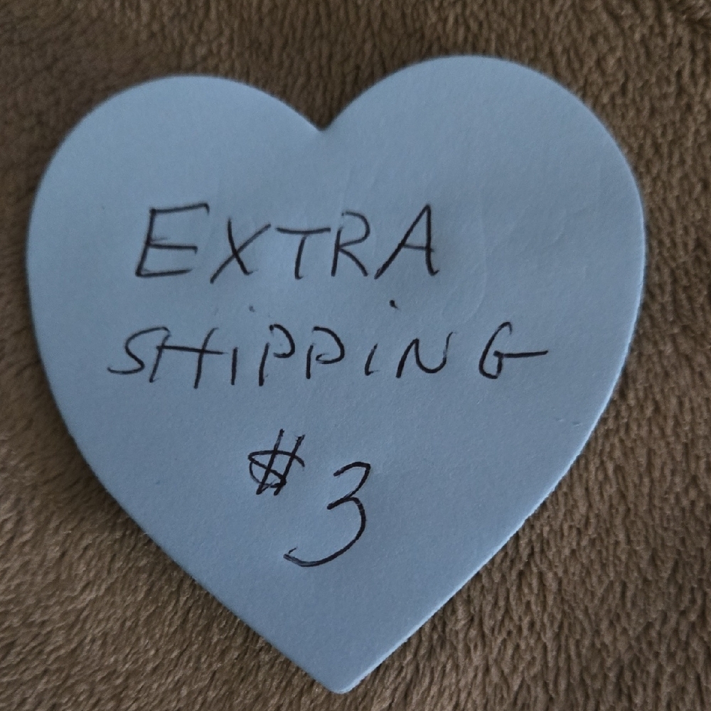 Heart-Shaped Note for Extra Shipping